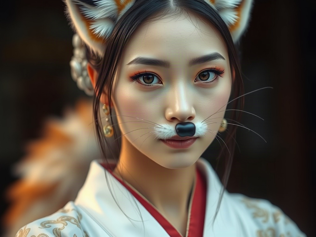 AI 九尾狐提示詞：一段生出理想的九尾狐角色
