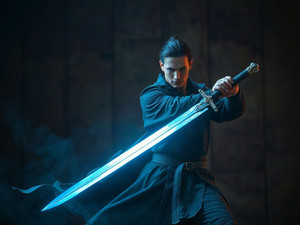 AI 魔劍士提示詞：一段生出理想的魔劍士角色