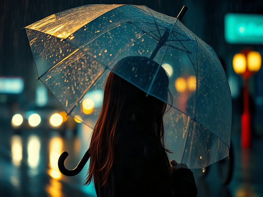 AI 雨天少女提示詞：一段生出理想的雨天少女角色