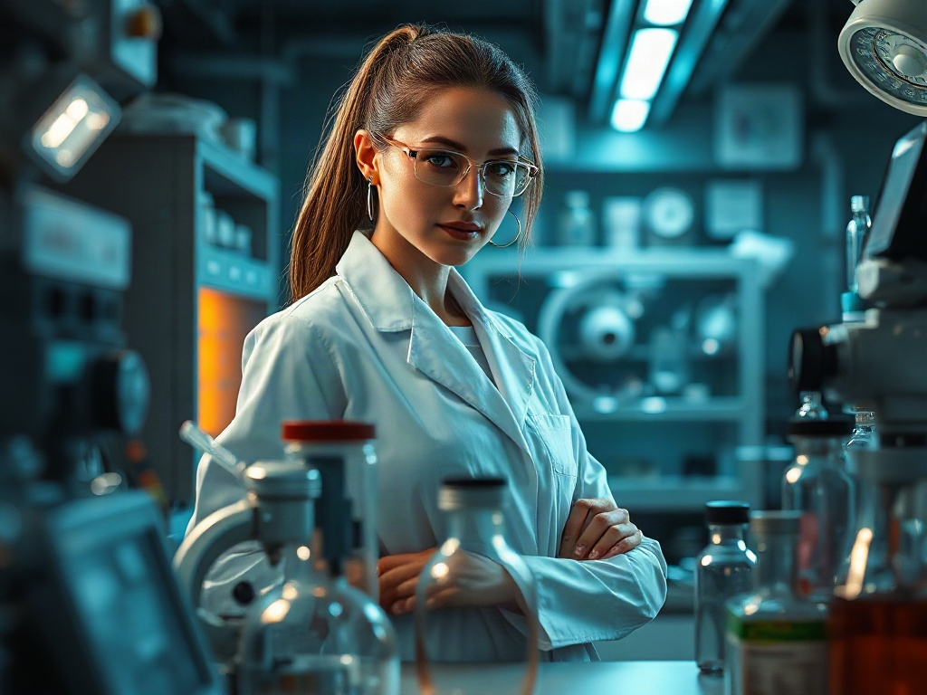 AI 女科學家提示詞：一段生出理想的女科學家角色