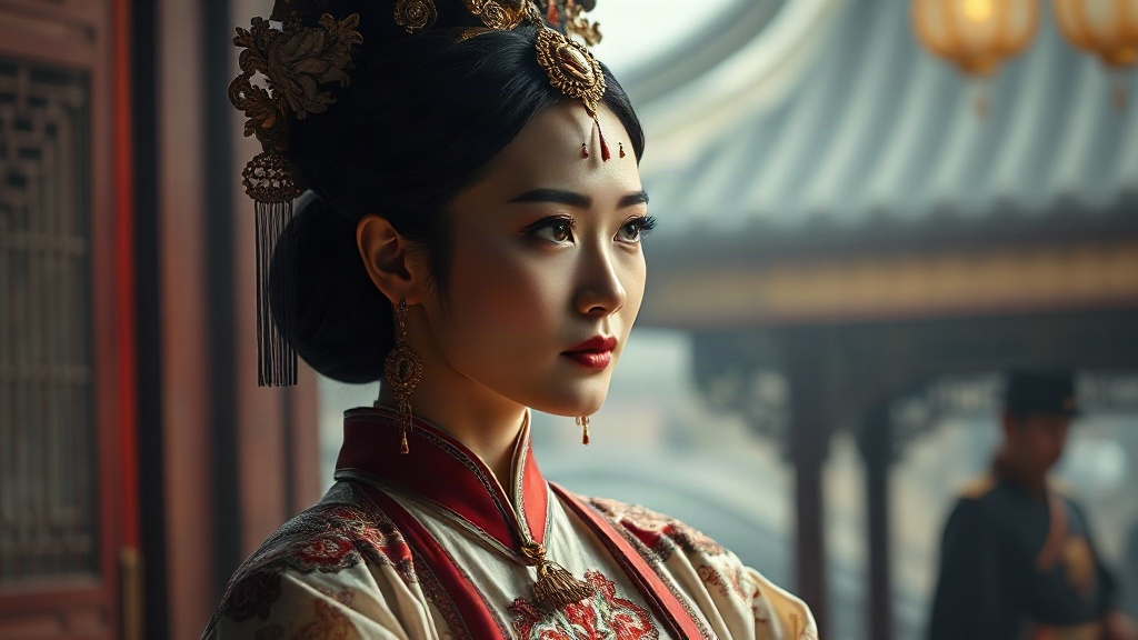 AI 唐朝貴妃提示詞：一段生出理想的唐朝貴妃角色