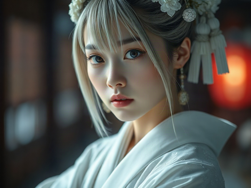 AI 雪女提示詞：一段生出理想的雪女角色