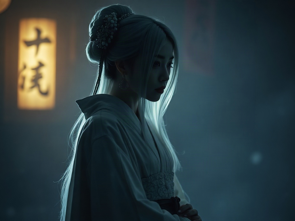 AI 雪女提示詞：一段生出理想的雪女角色