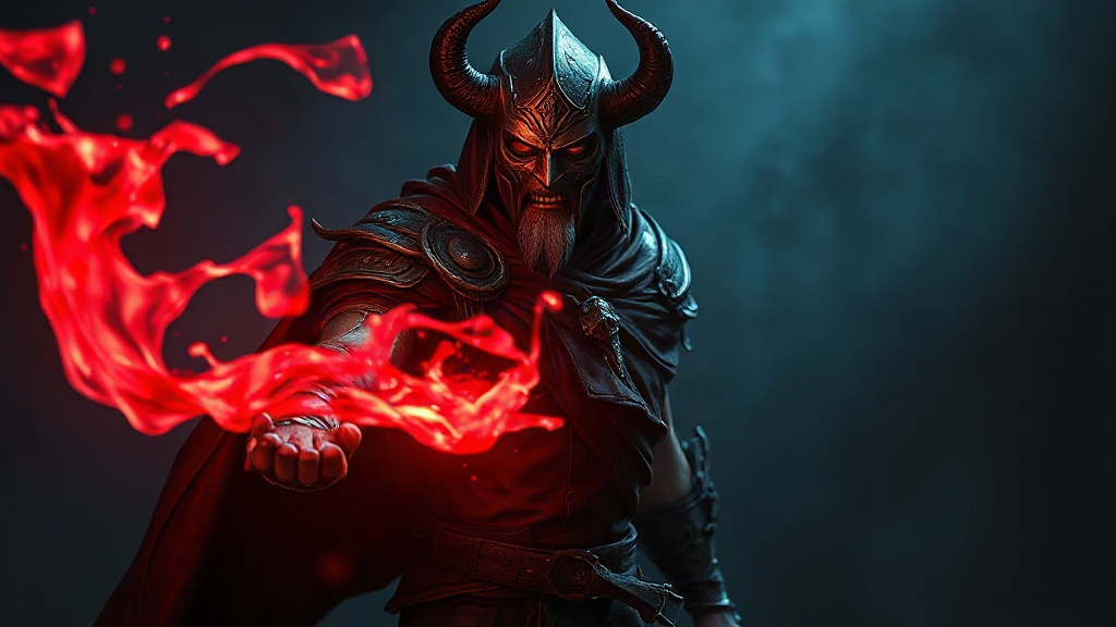 AI 血魔法師提示詞範例：一鍵生成血魔法師角色（附效果圖）