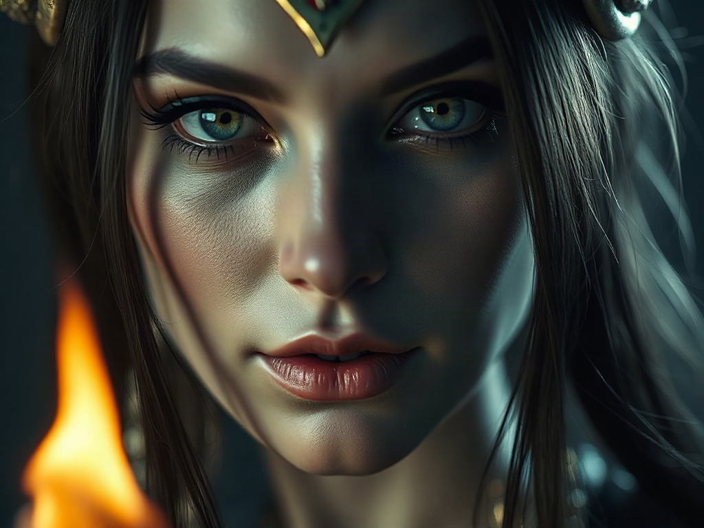 AI 女魔王提示詞範例：一鍵生成女魔王角色（附效果圖）