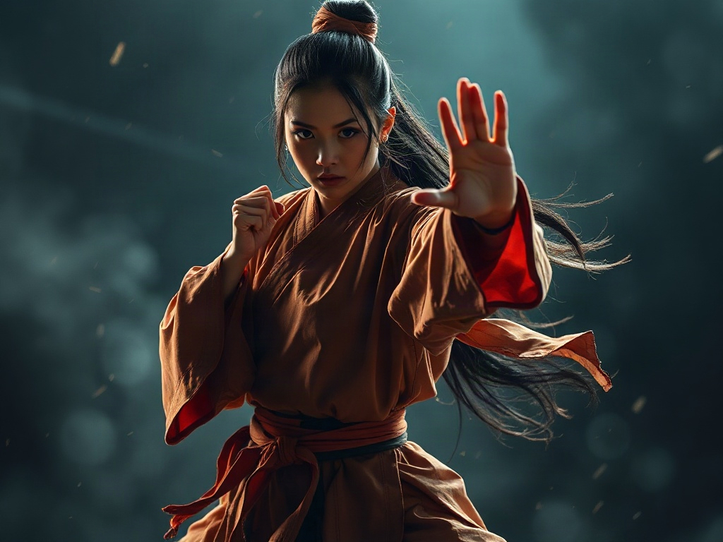 AI 女武僧提示詞範例：一鍵生成女武僧角色（附效果圖）