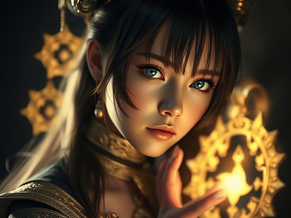 AI 召喚師少女提示詞範例：一鍵生成召喚師少女角色（附效果圖）