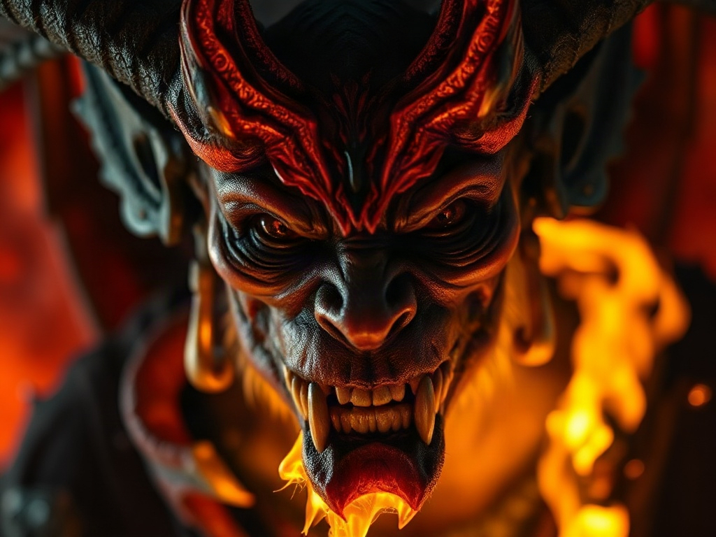 AI 炎魔提示詞範例：一鍵生成炎魔角色（附效果圖）