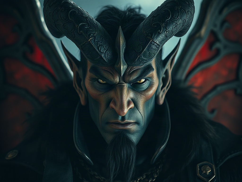 AI 惡魔領主提示詞範例：一鍵生成惡魔領主角色（附效果圖）