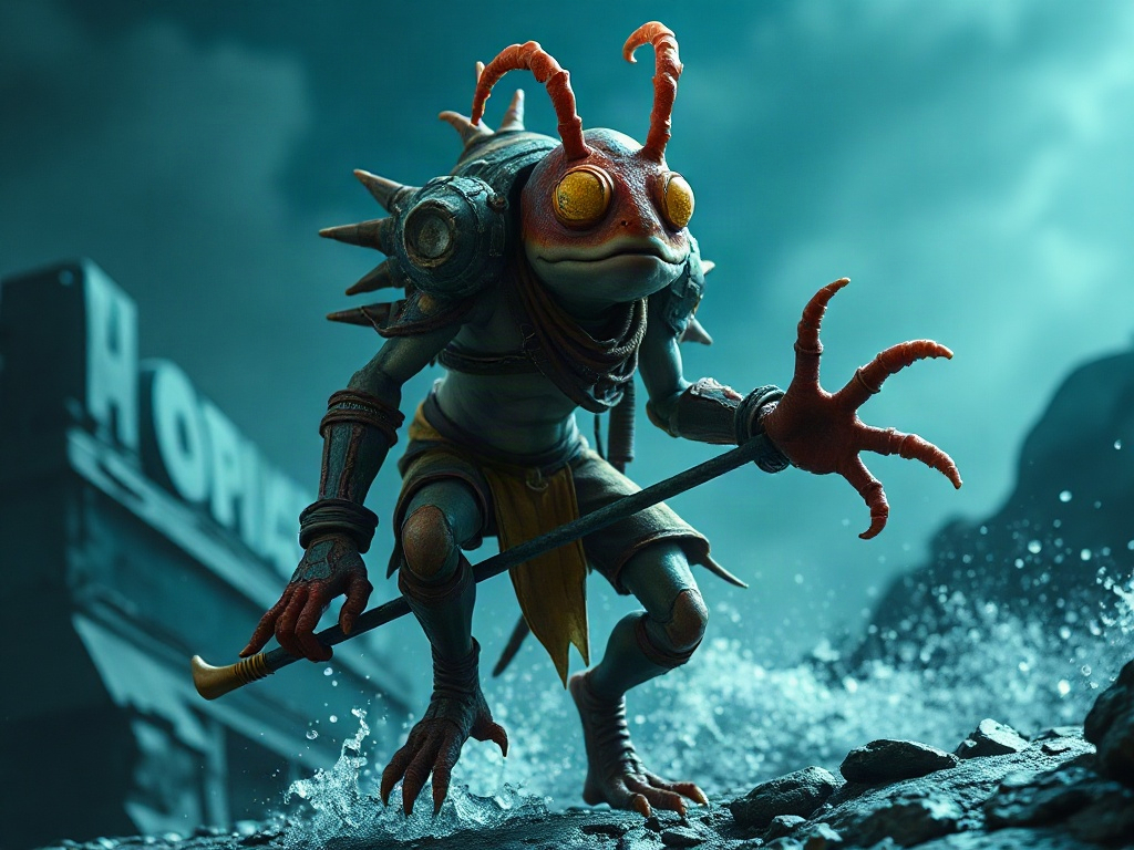 AI 魚人提示詞範例：一鍵生成魚人角色（附效果圖）