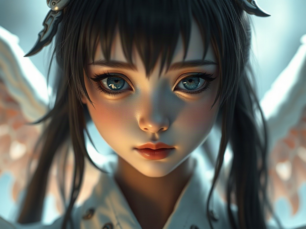 AI 天狗族少女提示詞範例：一鍵生成天狗族少女角色（附效果圖）