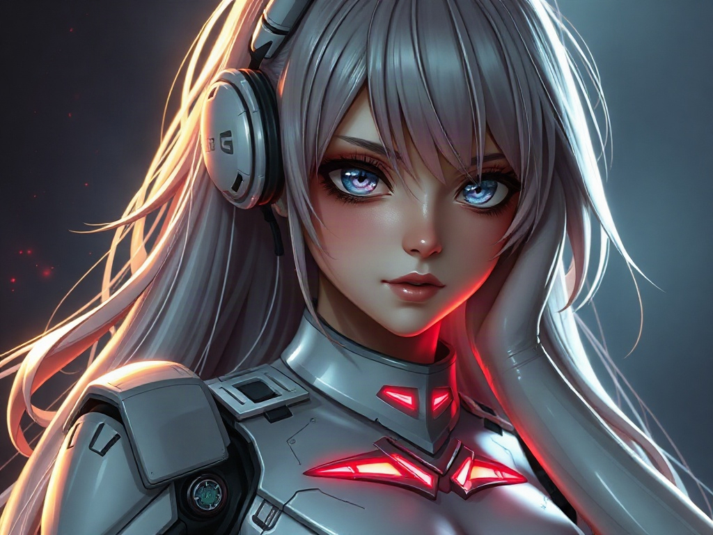 AI 人型機器人少女提示詞範例：一鍵生成人型機器人少女角色（附效果圖）