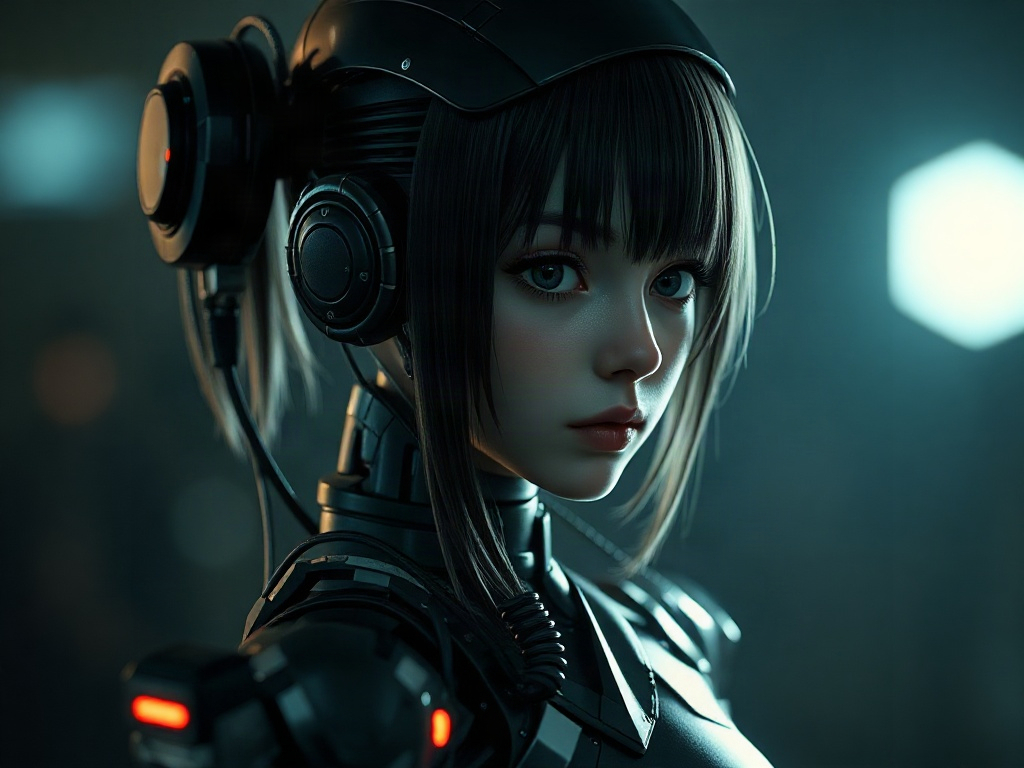AI 人型機器人少女提示詞範例：一鍵生成人型機器人少女角色（附效果圖）