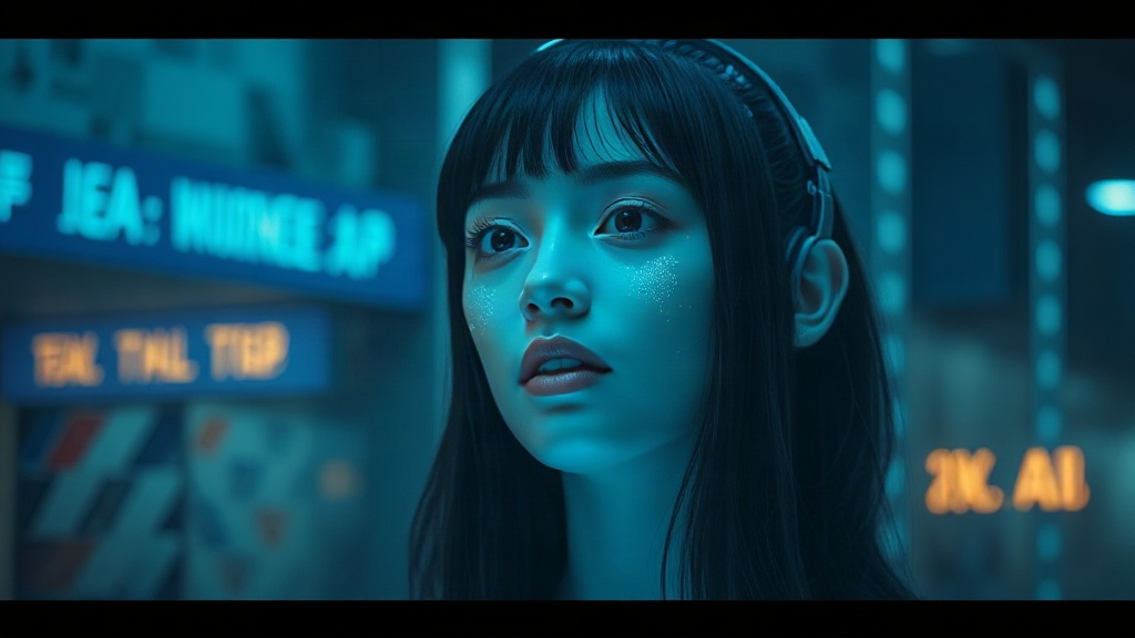 AI 全息 AI 少女提示詞範例：一鍵生成全息 AI 少女角色（附效果圖）