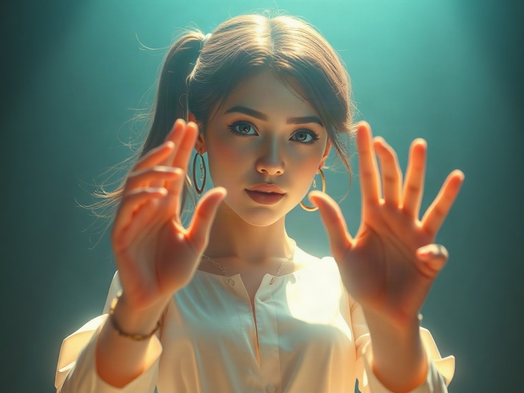 AI 全息 AI 少女提示詞範例：一鍵生成全息 AI 少女角色（附效果圖）