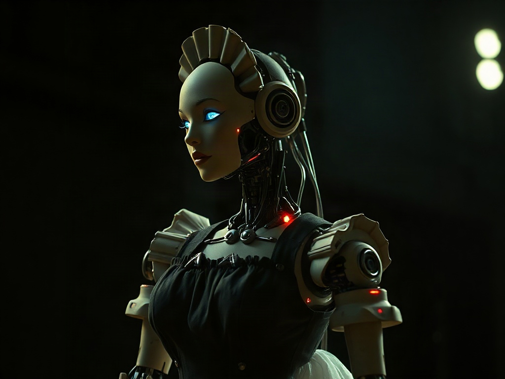 AI 女僕機器人提示詞範例：一鍵生成女僕機器人角色（附效果圖）