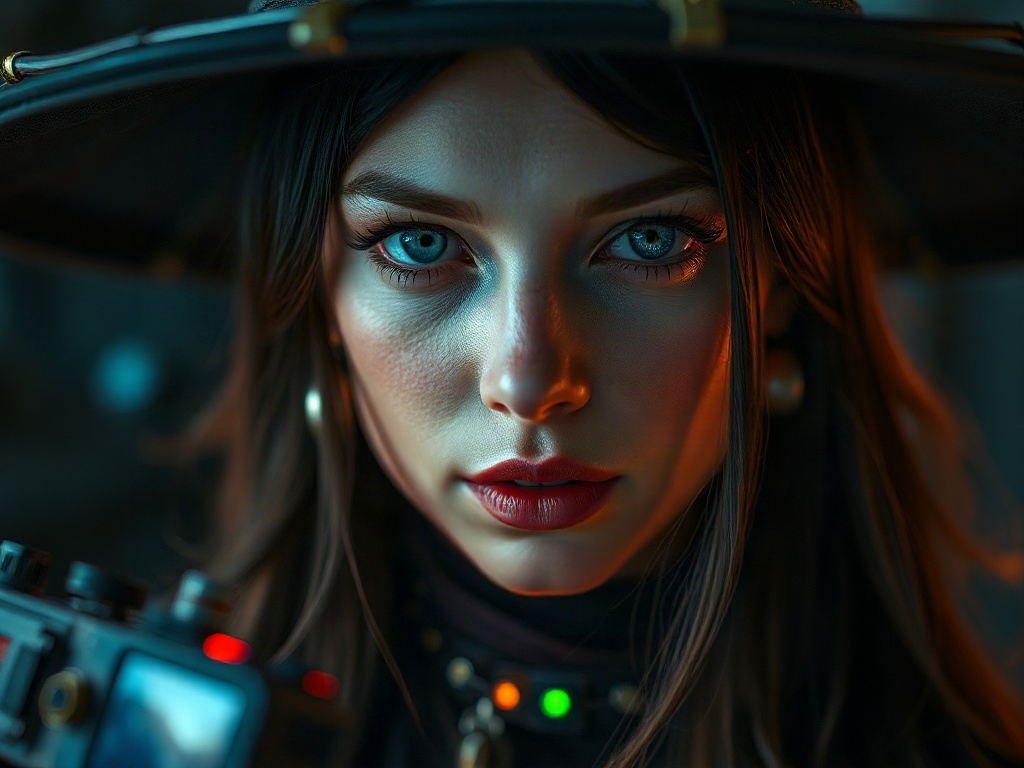 AI 機械魔女提示詞範例:一鍵生成機械魔女角色(附效果圖)