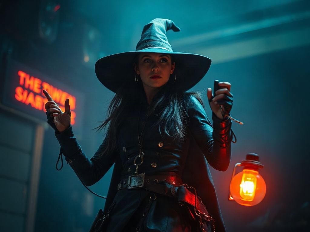 AI 機械魔女提示詞範例:一鍵生成機械魔女角色(附效果圖)