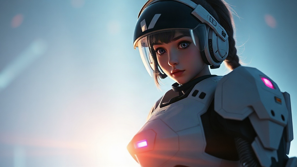 AI 機甲少女提示詞範例：一鍵生成機甲少女角色（附效果圖）