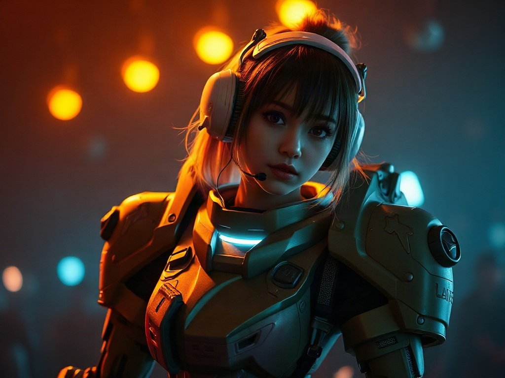 AI 機甲少女提示詞範例：一鍵生成機甲少女角色（附效果圖）