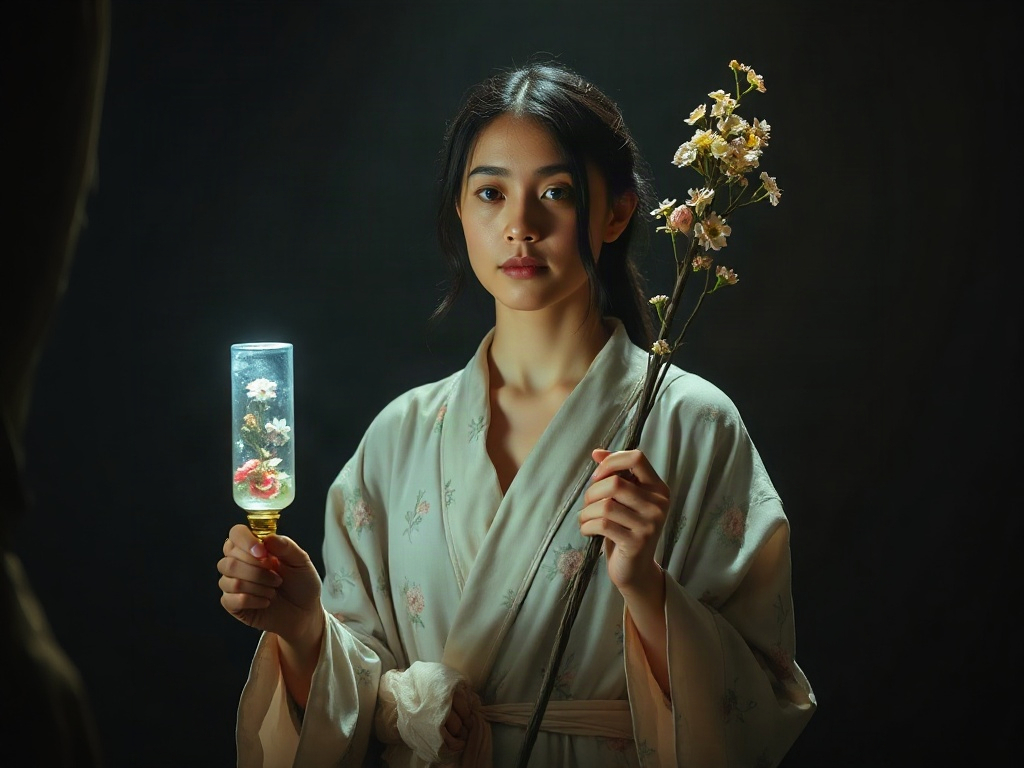 AI 花癒使者提示詞範例：一鍵生成花癒使者角色（附效果圖）