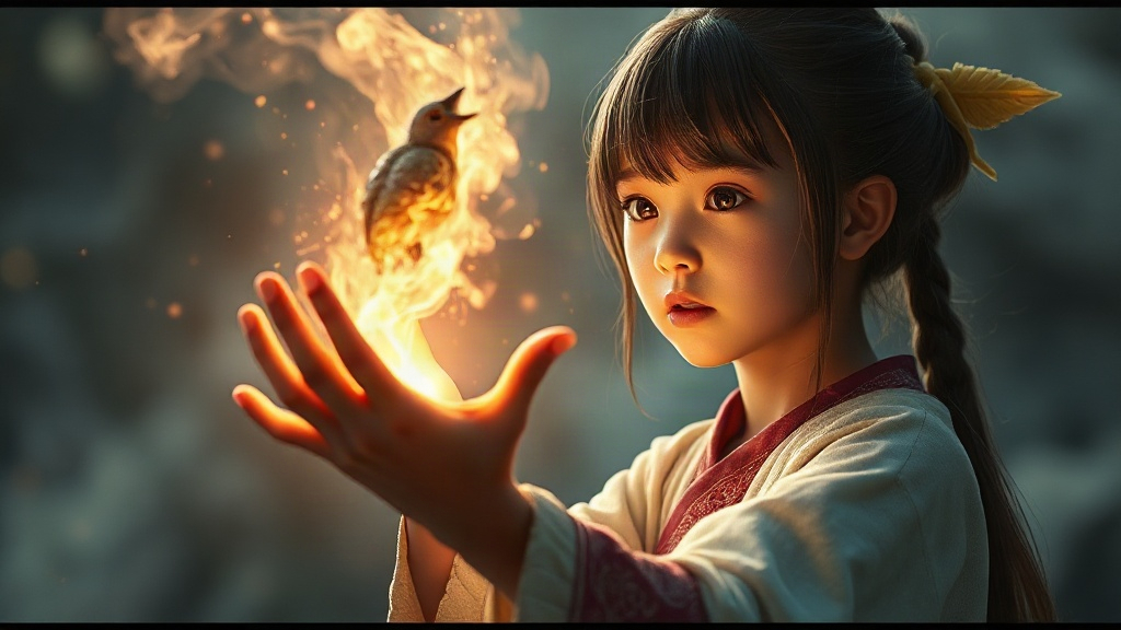 AI 召喚師少女提示詞範例：一鍵生成召喚師少女角色（附效果圖）