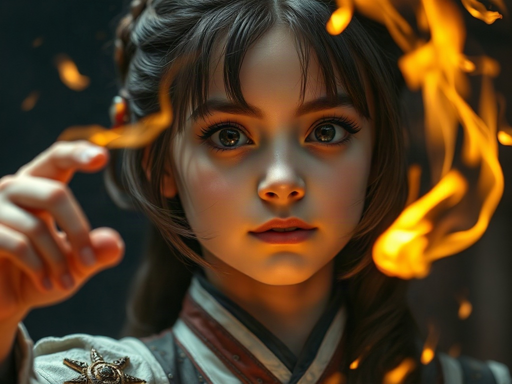 AI 召喚師少女提示詞範例：一鍵生成召喚師少女角色（附效果圖）