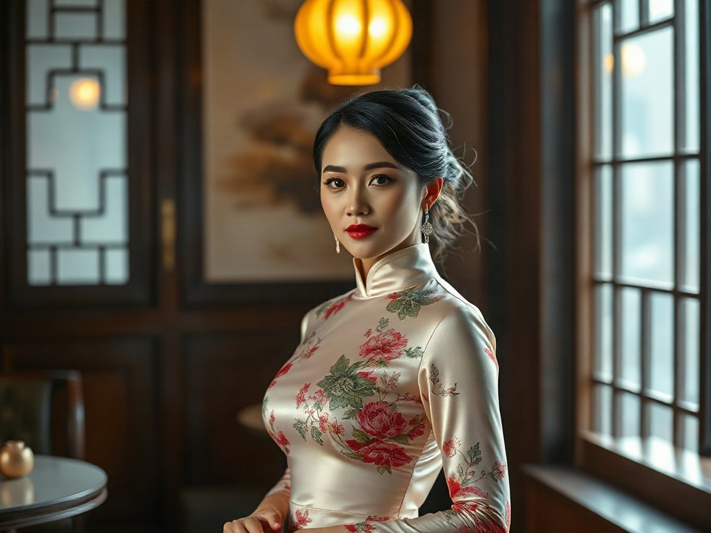 AI 旗袍提示詞：復古東方美人的典雅配方