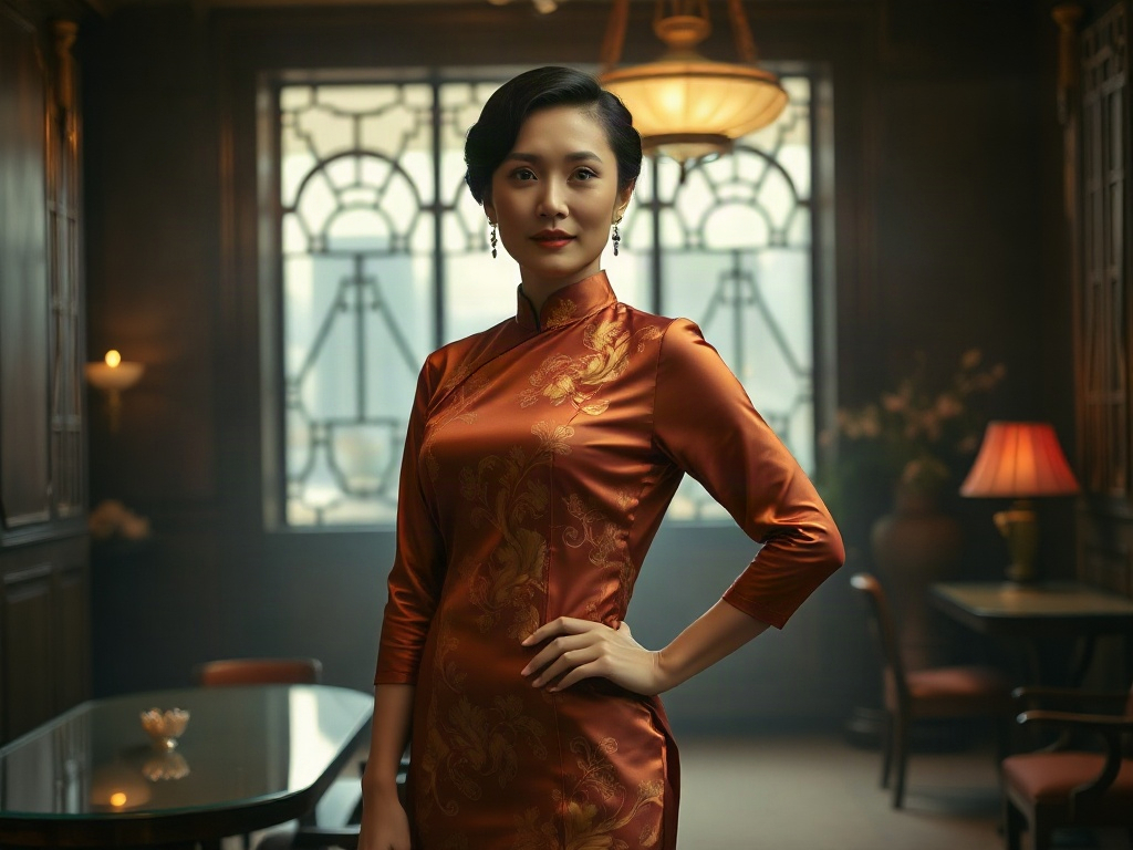 AI 旗袍提示詞：復古東方美人的典雅配方