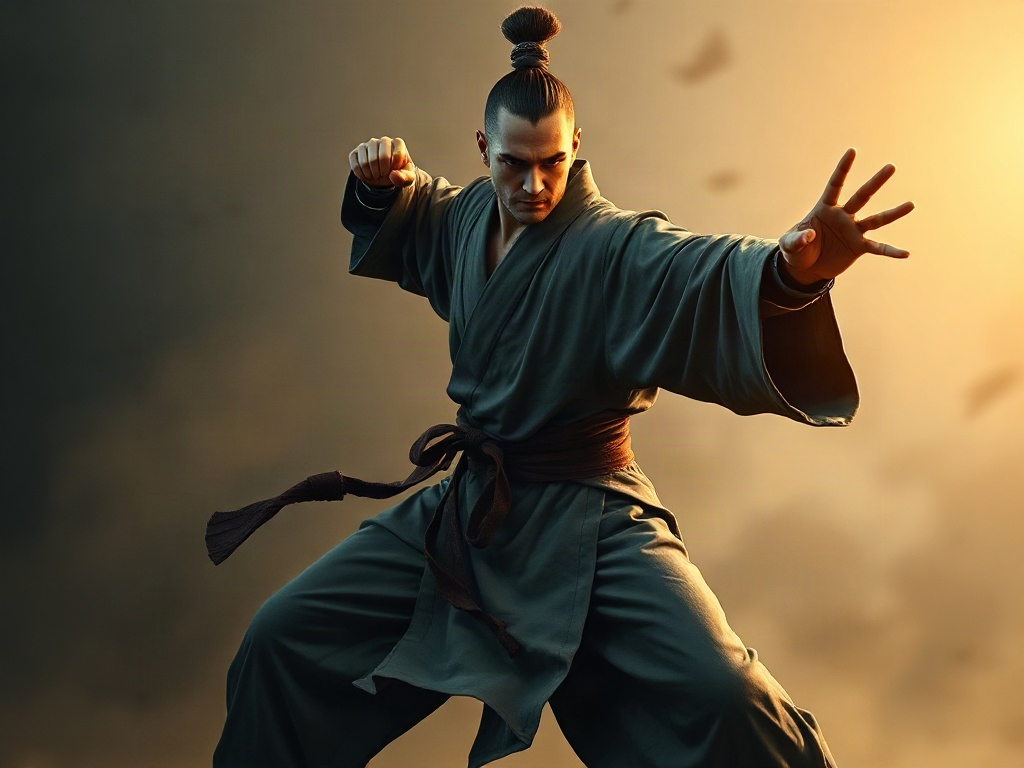 AI 戰鬥武僧提示詞範例：一鍵生成戰鬥武僧角色（附效果圖）