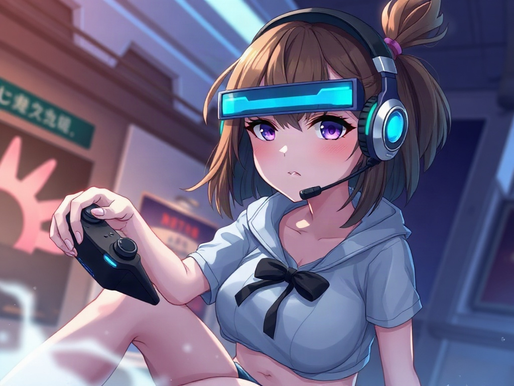 AI 電玩少女提示詞範例：一鍵生成電玩少女角色（附效果圖）
