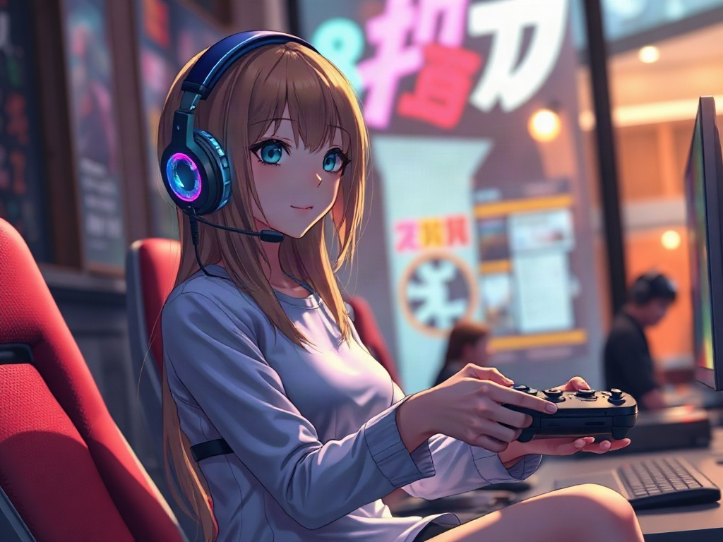 AI 電玩少女提示詞範例：一鍵生成電玩少女角色（附效果圖）