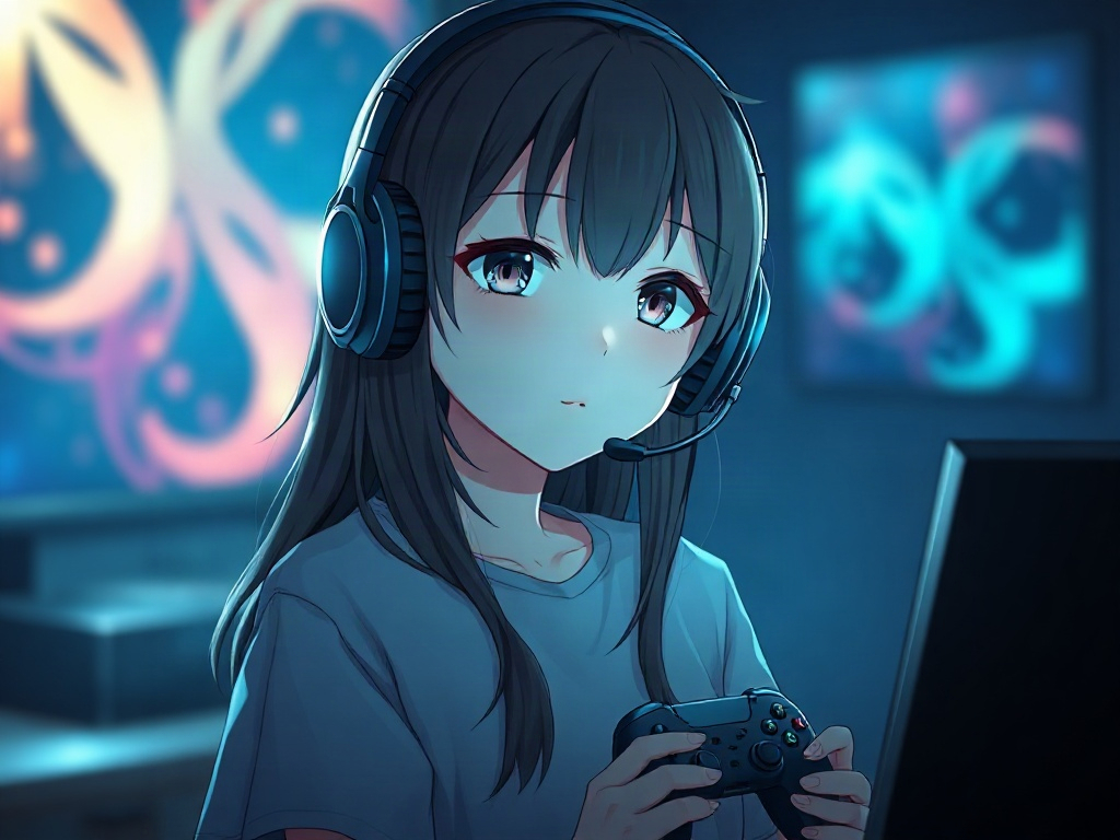 AI 電玩少女提示詞範例：一鍵生成電玩少女角色（附效果圖）
