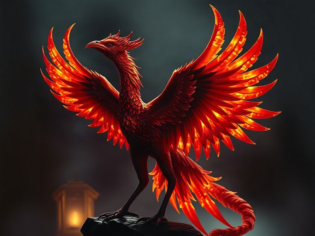 AI 鳳凰提示詞範例：一鍵生成鳳凰角色（附效果圖）
