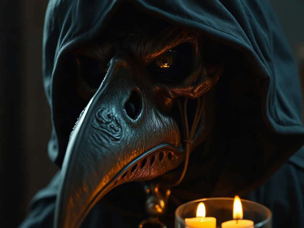 AI 瘟疫醫生惡魔提示詞範例：一鍵生成瘟疫醫生惡魔角色（附效果圖）