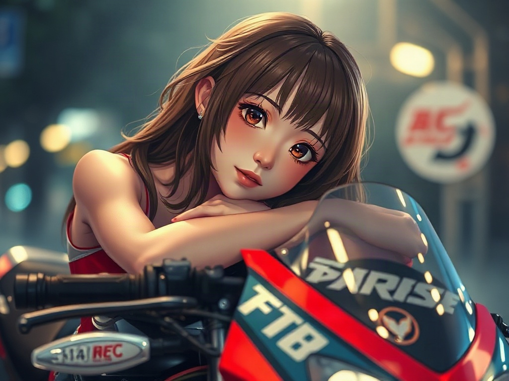 AI 飆車女孩提示詞範例：一鍵生成飆車女孩角色（附效果圖）