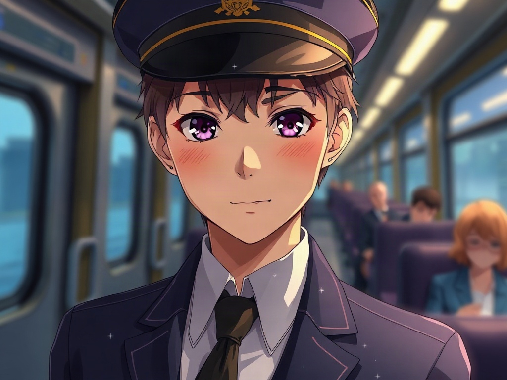 AI 銀河列車長提示詞範例：一鍵生成銀河列車長角色（附效果圖）