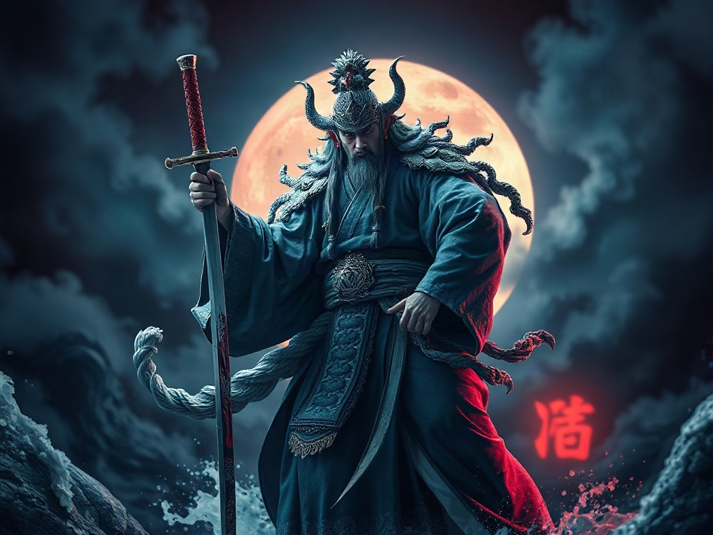 AI 素戔嗚提示詞範例：一鍵生成素戔嗚角色（附效果圖）