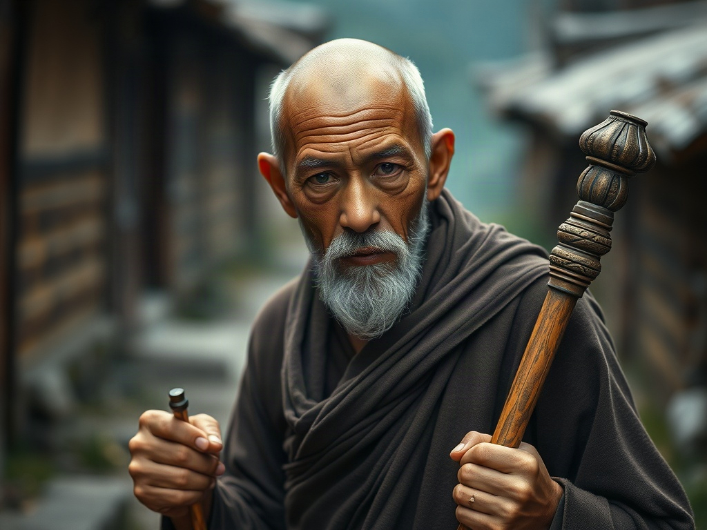AI 雲遊僧侶提示詞範例：一鍵生成雲遊僧侶角色（附效果圖）