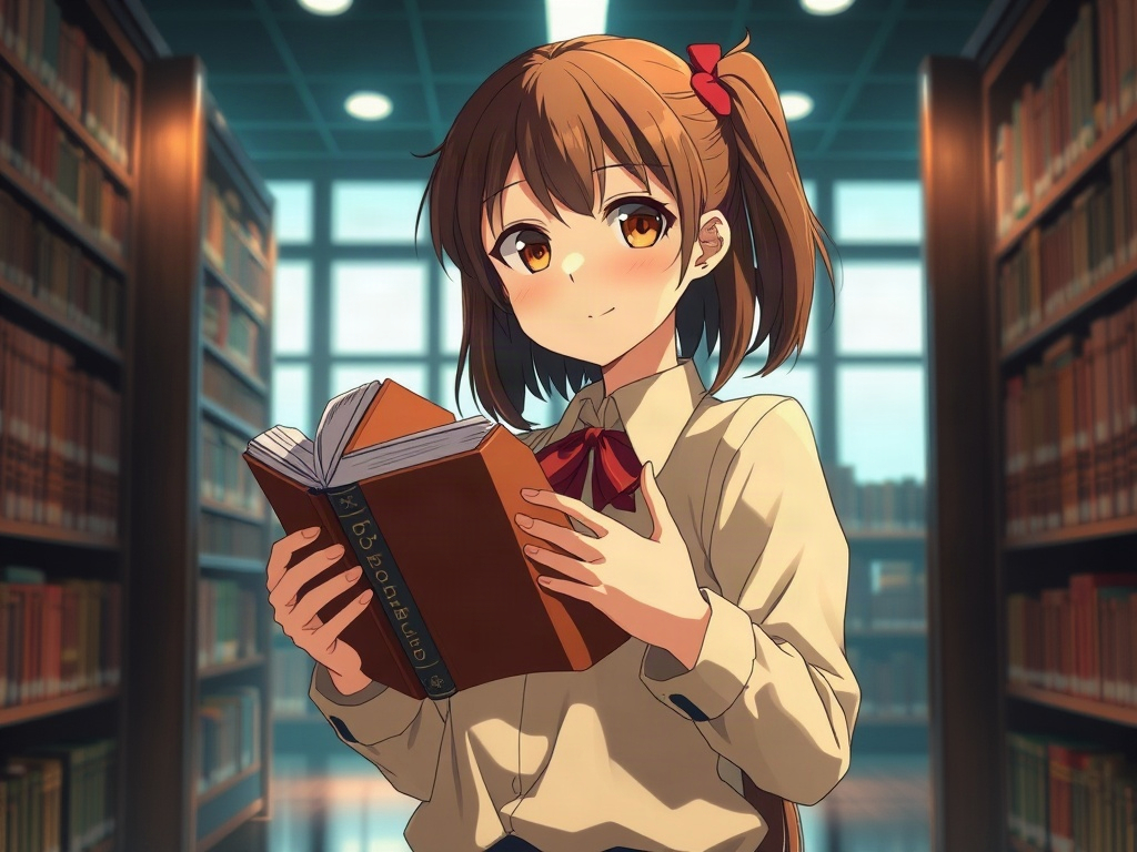 AI 圖書委員提示詞範例：一鍵生成圖書委員角色（附效果圖）