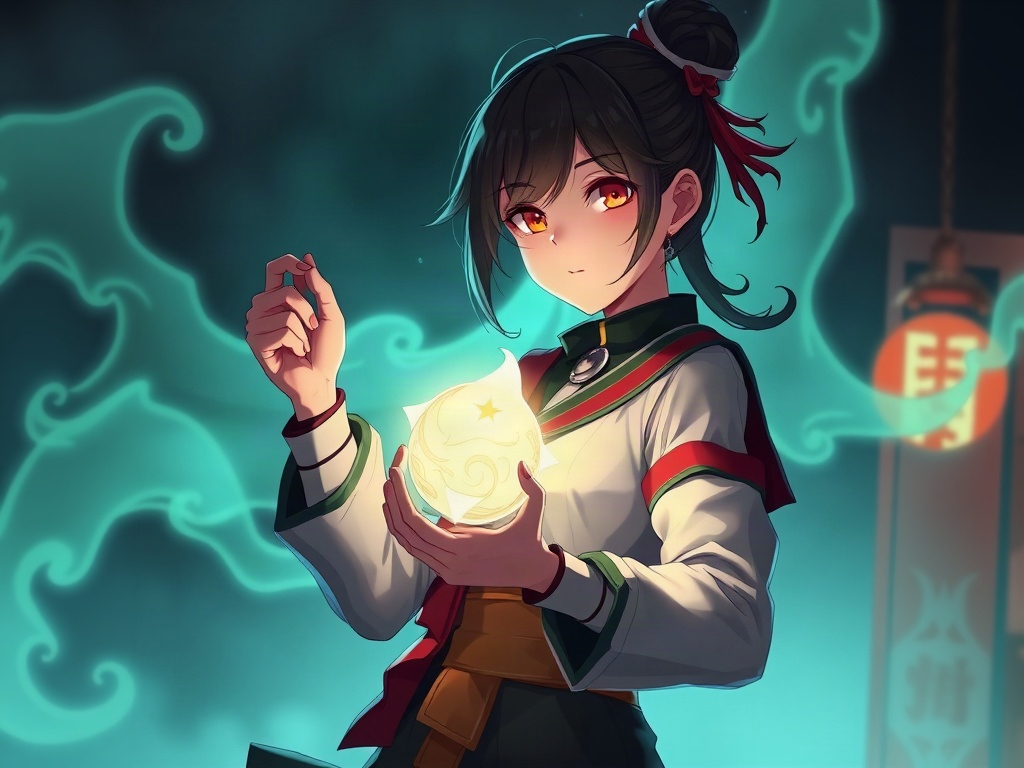 AI 驅靈少女提示詞範例：一鍵生成驅靈少女角色（附效果圖）