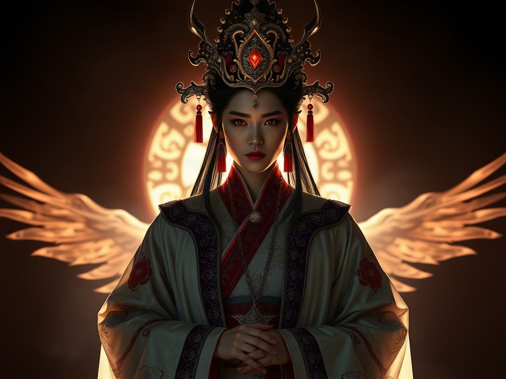 AI 西王母提示詞範例:一鍵生成西王母角色(附效果圖)