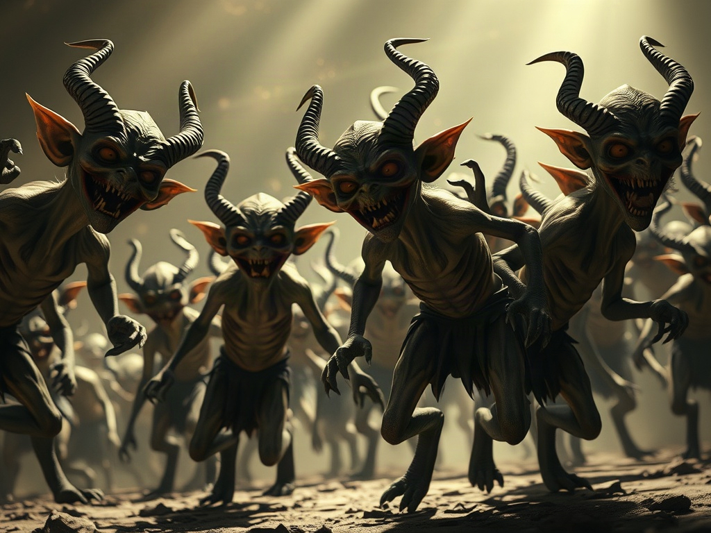 AI 小惡魔群提示詞範例：一鍵生成小惡魔群角色（附效果圖）