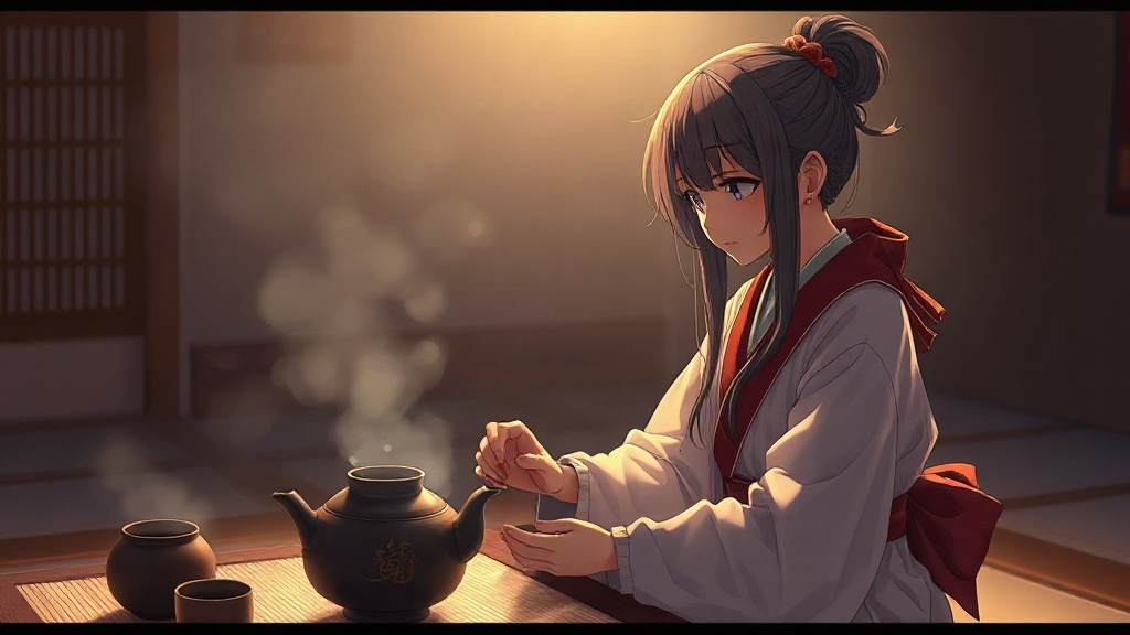 AI 茶道少女提示詞範例：一鍵生成茶道少女角色（附效果圖）