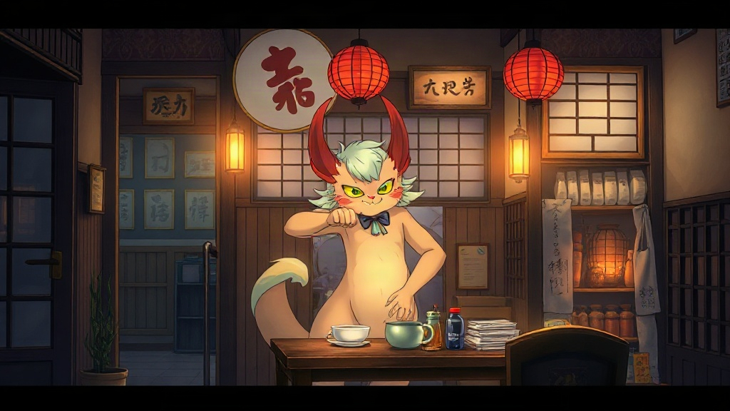 AI 妖怪咖啡店主提示詞範例：一鍵生成妖怪咖啡店主角色（附效果圖）