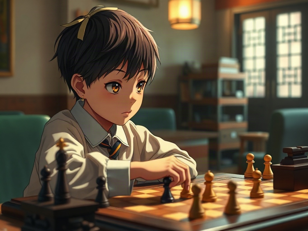 AI 將棋神童提示詞範例：一鍵生成將棋神童角色（附效果圖）
