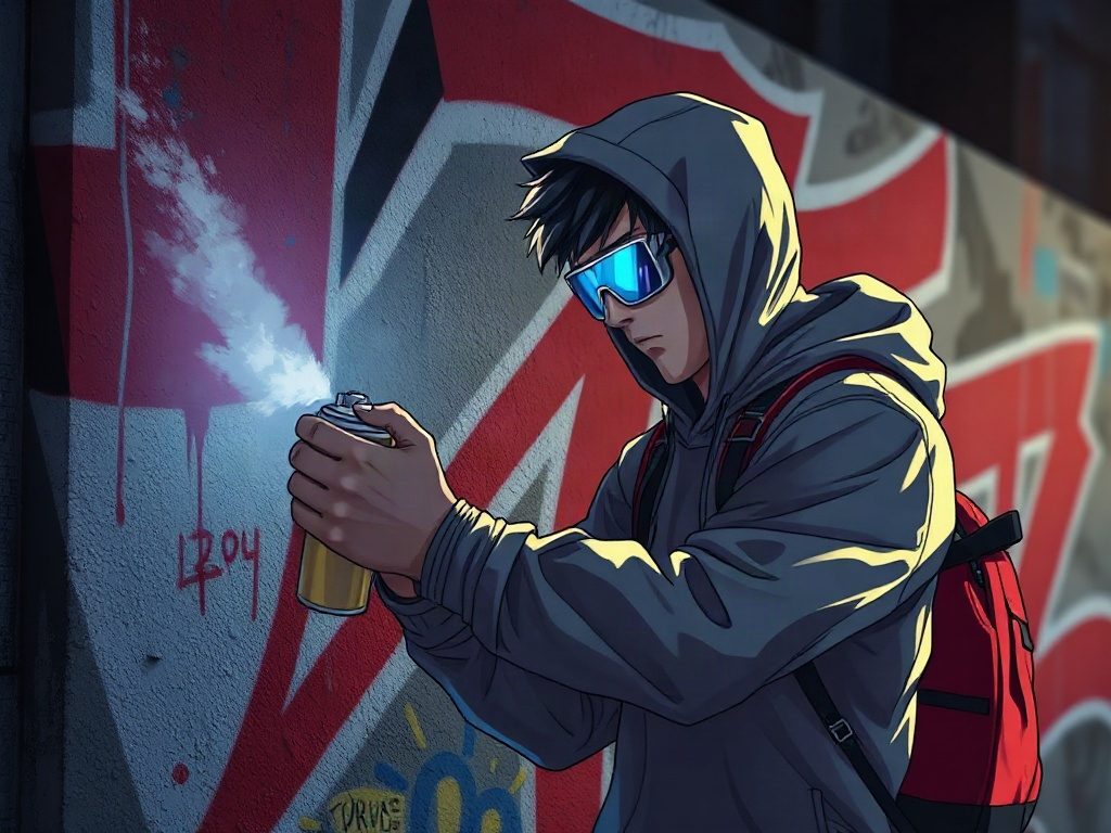 AI 街頭藝術家提示詞範例：一鍵生成街頭藝術家角色（附效果圖）