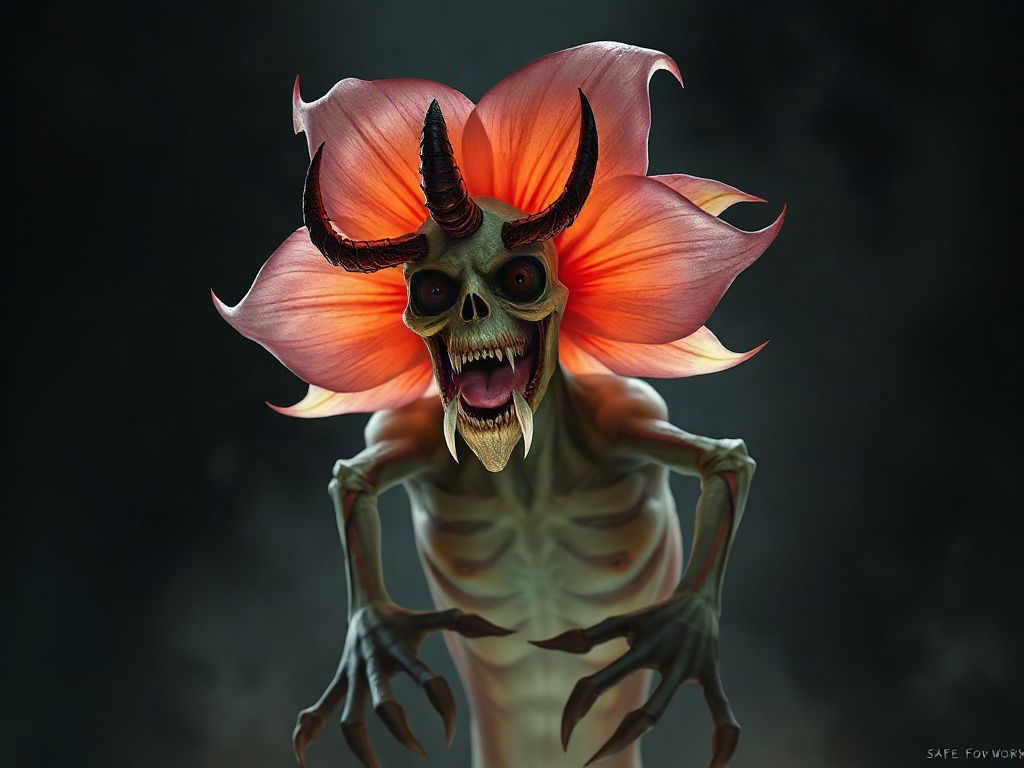 AI 屍花惡魔提示詞範例：一鍵生成屍花惡魔角色（附效果圖）