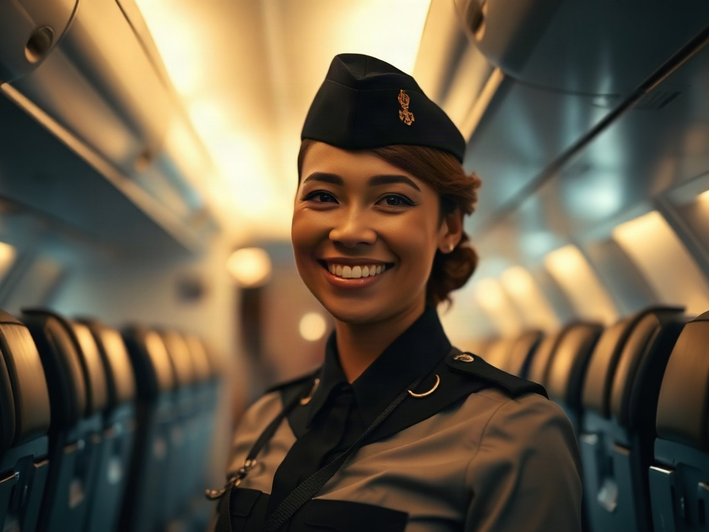 AI 空姐提示詞：專業又親切的航空之美