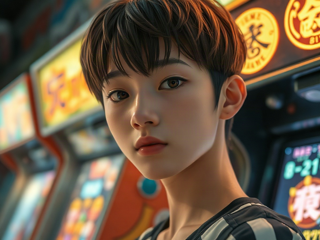AI 遊戲機台高手提示詞範例：一鍵生成遊戲機台高手角色（附效果圖）